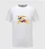 夏の男性Tシャツ高品質コットンTシャツシンプルな刺繍バッジソリッドカップル半袖ヨーロッパとアメリカンレジャーブランドTEES NARUTO AZ73