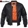 MAGCOMSEN Herbst Herren Militärjacke MA-1 Bomber Armee Pilot Mantel Casual Varsity Baseball Jacken Taktische Windjacke Oberbekleidung 211026