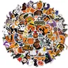 50 pcs-Pack Halloween Abóbora Sticker impermeável adesivos para garrafa Laptop Car Planner Scrapbooking Telefone Macbook Copo Decalescos Organizador