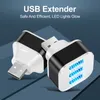 20 Hub Extender 3port Extended Splitter Mur Mur Chargeur Candy Charge rapide pour l'iPhone Samsung Phone Tablet Adapter6530213