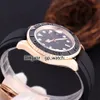 mens watch rubber automatic mechanical rose gold watches 40mm full stainless steel Gliding clasp Swimming wristwatches sapphire lu241V