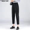 streetwear invierno suelto casual mujer s pantalones femeninos de cintura alta pantalones harem elásticos capris para mujer pantalones mujer Tallas grandes 6xl 210412