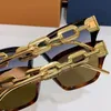 Солнцезащитные очки дизайнерские мужские женщины Z22545E SS Cat Eye Sun Glasses Fashion Retro Simple Style Metal Parms Уникальный дизайн личности Anti-UV400 высшего качества O0ND