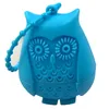 Siliconen Owl Tea Tools Strainer Cute Tassen Food Grade Creative Los-blad Infuser Filter Diffuser Fun Accessoires Lyx79