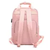 Weibliche rosa Rucksack Frauen Laptop Rucksack 14 15 Zoll Frau wasserdichte Bagpack Schultaschen für Teenager Mädchen Frauen Rucksack 210929