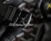 45 мм Capsoil 8111 / C Miyota Кварцевые хронографы Мужские часы DLC All Black Big Number Markers Markers STOPWatch Backhand Часы Резиновый ремешок 2022 PureTime F01A1