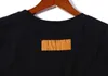 2021 Роскошная футболка LUIS Новая мужская одежда Дизайнер с коротким рукавом Футболка 100% хлопок Высокое качество Оптовая черно-белый Размер S ~ 2xL Fashionbag_s