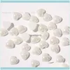 Décorations Salon Santé Beauté50Pcs Pêche Coeur Forme Cristal Verre Nail Art Strass Coloré Bijoux Diy Manucure Aessories 6Mm Déco