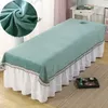 SPA drap de lit simple cristal velours Salon de beauté dédié beauté lit couvre-lit propre couverture anti-poussière Massage anti-poussière feuille F0159 21236e