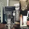 Hitman Cam Bong Matrix Nargile Dabs Herb Kuru Kase Yağı Kuleleri Çift Stereo Perc 18.8mm Ağır Baz Fab Yumurta