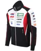 Nuevo suéter con cremallera del equipo de chaqueta de carreras F1 con la misma personalización.