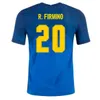 2021 BRASIL SOCTER JERSEY BRASIL Football Shirts 20 21 Neres Camisa Futebol Brazilië Copa America Camiseta de Futbol Coutinho Firmino Jesus -shirt