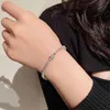 Luxury tennis bracelet delicate flower clasp digns S925 sier bracelet