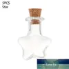 Kruiken 5 stks Cork Stopper Kleine Lege Glazen fles Tiny Met Decoratieve Wish Wedding Holiday Mini Containers