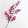 Kerst Berry Kunstmatige dennenappel voor Kerstmis Decoratie Fake Flower Kunstmatige Pijnboom Tak DIY Home Party Decor Y0630
