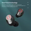 TWS M23 Bluetooth 5.1 Fone Kulaklık Şarj Kutusu Kablosuz Kulaklık Stereo Spor Su Geçirmez Kulakiçi Kulaklıklar Mikrofon ile Kulaklıklar