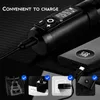 Ambition Soldier Wireless Tattoo Pen Machine Battery with Portable Power Coreless Motor Digital LED Display For Body Art 220107
