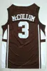 사용자 정의 레트로 C.J. McCollum # 3 Basketball Jersey 스티치 블랙 브라운 크기 S-4XL 모든 이름과 번호 최고급 유니폼