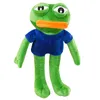 5090cm à grande taille pepe la collection de mèmes de grenouille triste grenouille se sent bien homme peluche toys softs farfed animaux poupées donoS6015698