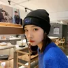 Berets 10colors gebreide wollen hoed dames herfst en winter Koreaanse versie geplakt doekbrief van geluk aan je warme petten