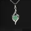 Ожерелья натуральный камень любовь сердце подвесное ожерель