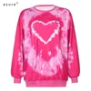 Vintage lange sweatshirt vrouwen y2k anime vrouwelijke kleding voor tieners kawaii goth esthetische grunge streetwear LQ8031W0J 210712