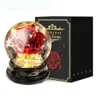 Fleur artificielle Rose verre abat-jour lumière petit Prince nouveau étrange cadeau créatif noël cadeaux transfrontaliers 4961