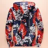 Spring Autumn Fashion Slim Fit Young Men Hooded Jacket Tiger Print Thin Jackets Casual Windbreaker Top Quality