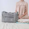 Högkvalitativ vattentät Oxford Travel Väskor Kvinnor Män Stora Duffle Bag Travel Organizer Bagagepåsar Förpackning Cubes Weekend Bag 211013