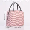 Sac d'isolation pour le déjeuner Fashion Sacs de refroidisseur thermique multicolores Femmes Boîte de petit déjeuner à main imperméable Portable Picnic Travel Food Storage Tote Hy0069