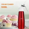 500ml N2O 디스펜서 크림 Whipper Coffee Dessert Sauces Butter Whipper 알루미늄 합금 크림 폼 메이커 케이크 도구 Sea Ship Cyz3115