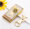 Creative Number Bottle Opener Shower Party Favor Gift Box Packaging Wedding Gift Beer Wine Bottle Opener Kitched Accessories Bar Tools 2022 C0214