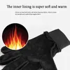 Winter Men Women Cycling Full Finger Touch Screen Antislip Waterproof Windproof Warm Thermal Fleece Bike Bicycle Gloves