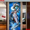 5D Malarstwo Dragon and Fantasy Fairy Mosaic Rhinestone Zestawy Ręcznie robione Robótki DIY Diament Haft PuzzledCor Duży