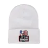 دعنا نذهب براندون محبوك الصوف هيب هوب قبعة الأمريكية الحملة الأمريكية والشتاء الدافئ كاب LLF11754