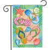 봄과 여름 정원 플래그 환영 플래그 슬리퍼 및 잠자리 인쇄 장식 플래그 30 * 45cm T500699