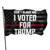 Dont blame me I voted for trump 90*150cm Banner Flags Trump 2024 flag president Biden trump flags of election again great Polyester 3*5 feet