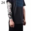 Fake Temporary Tattoo Sleeves Full Arm Tattoos Waterproof Sticker On Head Tatoo Sleeve Kit Men Elastic Nylon Glove Tatoos