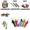 Colorido multi estilo tubulações de silicone pele de silicone bainha de proteção de vidro erva seca tabaco preroll roller rolamento cigarro titular fumar bocal dicas dhl