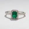 emerald topaz ring