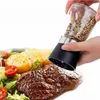 Multicolor Hand Crank Black Pepper Grinders Kitchenware Glass Grinder Shake Bottle Salt Container Seasoning Jar Mills WH0016