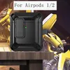 För AirPods 2 3 Pro Case Silicone Luxury Earphone Case hörlurar EarPods Fall för Apple Air Pods 2 Laddningsboxens stötbeständiga täckning349948356