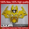 Bodywork Body For KAWASAKI NINJA ZX-750 ZX7R ZX750 ZX 7 R 96 97 98 99 2000 2001 2002 2003 28HC.83 ZX 7R ZX 750 ZX-7R 1996 1997 1998 1999 00 01 02 03 OEM Fairing glossy yellow new