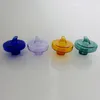 Caps de carboidratos coloridos UFO Quartz Banger Bubble Carb Cap Hat Chapéu Od 34mm Tampa para Quartz Thermal Banger Nails P Dabber Glass Bongs Bongs Dab Rigs