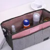 Aufbewahrungstaschen Säuglingswagen Warenkorb Kinderwagen Tasche Tragbare gestreifte Baby Hängende Organizer Sitztasche Wagentasche V