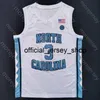 2020 New North Carolina College Basketball Jersey NCAA 3 Andrew Platek White All Stitched and Embroidery Men Youth Size