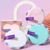 Aplikatorzy gąbek bawełna 3pcs wielokrotnego użytku Makeup Pad Pult Puff Magic Water podwójna okrągła Clean Facial Tool8751648