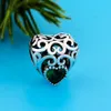 Orijinal Pandora Charm Bilezik Otantik 925 Gümüş Açık İşlik Yeşil Açık Doğum Taşı Mayıs Mayıs Nisan Bead Bead Bead Bead Berloque219r