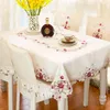 Tkanina stołowa wysokiej jakości hafty haftowe okładka krzesła Jacquard Coffee1760254