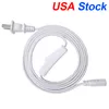 Switch Lighting Accessories T8 LED Tube Light Power Cord 5ft Plug Switch